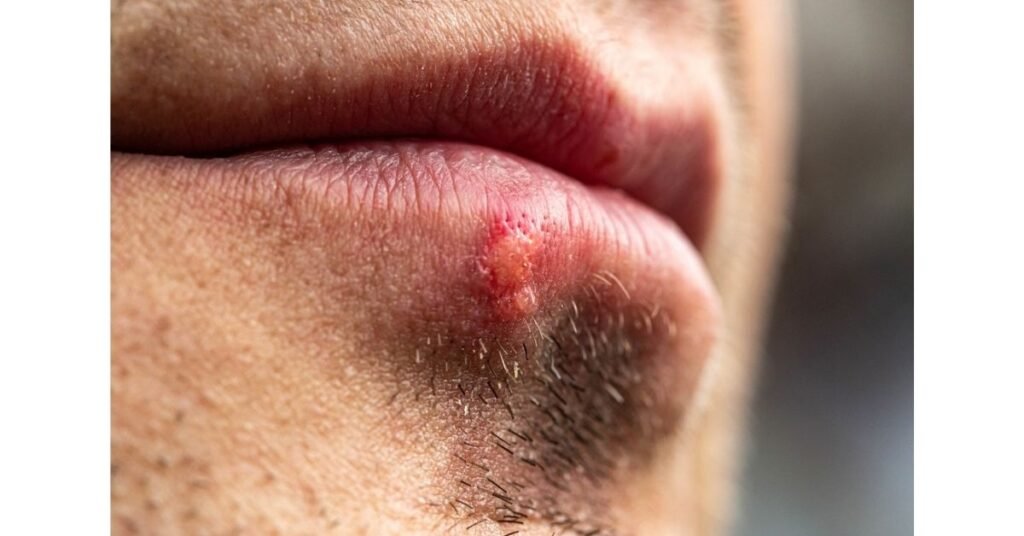 Pimple on Lip Symptoms and Treatment